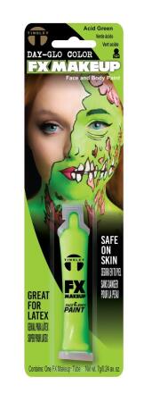 Tinsley Tattoos DFXMU021 0.24 fl oz Day Glo Fx Makeup Face & Body Paint, Acid Green 