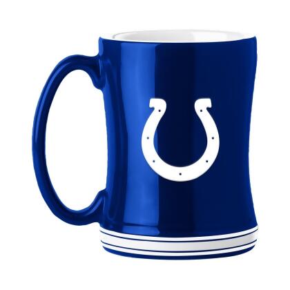Logo Chair 614-C14RM 14 oz NFL Indianapolis Colts Relief Mug