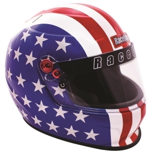Racequip Rqp276127 Pro20 America Helmet - Red, White & Blue - 2Xl - All