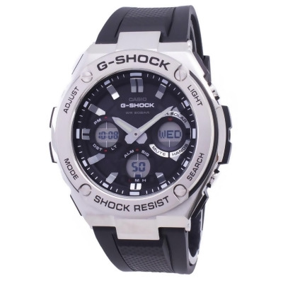 Casio GST-S110-1A G-Shock G-STEEL Analog-Digital World Time Mens Watch, Black 