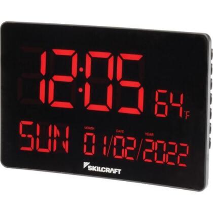 NSN6988078 664501698807 Digital Clock Black