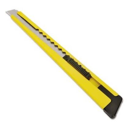 6215253 9 mm Skilcraft Utility Knife with Snap-Off Black & Yellow 