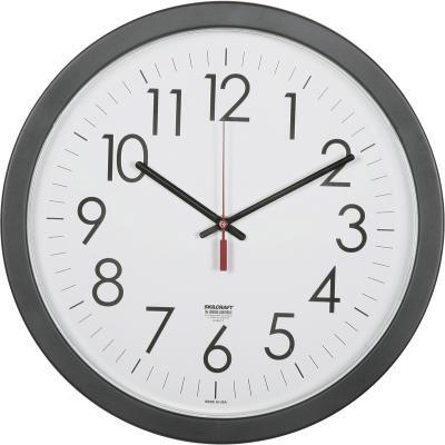 6237483 6645016237483 14.5 in. Quartz Wall Clock - White Face & Black 