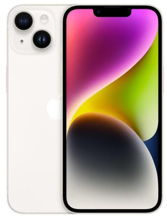 Apple PAN300550 128GB GSM & CDMA Unlocked Smartphone for iPhone 14 - Starlight 