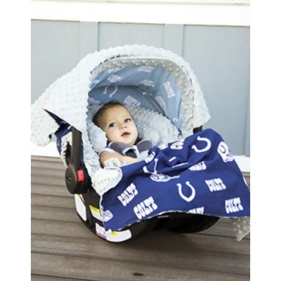 Mothers Lounge standrad Indianapolis Colts Whole Caboodle Baby Infant Car Seat Cover Kit - Standrad 
