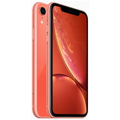 Apple PAB100164 64GB Fully Unlocked Phone with Verizon Plus Sprint Plus GSM Unlocked Phone for iPhone XR - Coral 