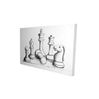 Chess Board Pencil Drawing |♟️| Chess Drawing Pencil Sketch |♛| Chess  Drawing Simple | Easy Method - YouTube
