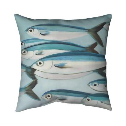 Accent pillow small fish