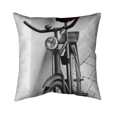 Begin Home Decor 5543-2020-TR60-1 20 x 20 in. Abandoned Bicycle-Double Sided Print Indoor Pillow Cover 