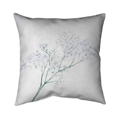Begin Home Decor 5542-2020-FL325 20 x 20 in. Bouquet of Flowers Babys Breath-Double Sided Print Outdoor Pillow Cover 