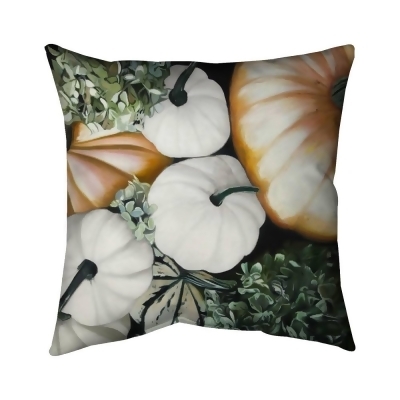 Begin Home Decor 5541-2020-GA121 20 x 20 in. Fall Pumpkins-Double Sided Print Indoor Pillow 
