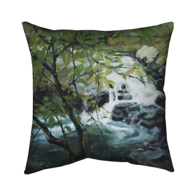 Begin Home Decor 5542-1818-LA190 18 x 18 in. Peaceful Fall-Double Sided Print Outdoor Pillow Cover 
