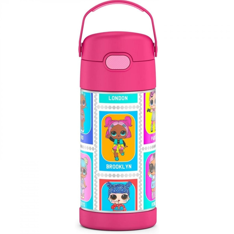 Thermos Funtainer 12 Oz Water Bottle in Pink
