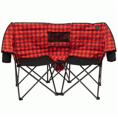 Kuma Outdoor Gear 9706.4079 Kozy Bear Chair, Red & Black 