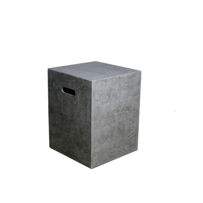 Elementi ONB016 Square Tank Cover - Concrete Ligth Gray Color 