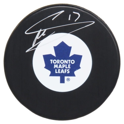 Schwartz Sports Memorabilia SUNPUC400 NHL Maple Leafs Mats Sundin Signed Logo Hockey Puck 