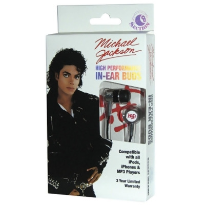 Accessory 750469 Jackson Michael Bad In-Ear Buds Window Box 
