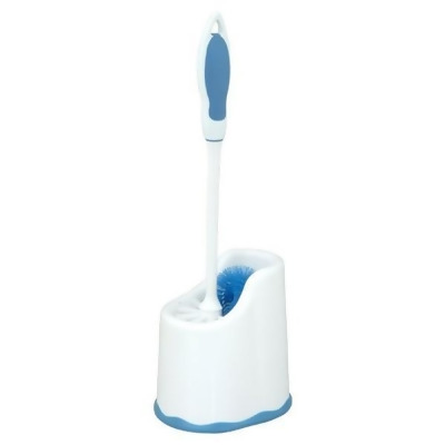Suprio 360 WHT Toilet Brush with Lip & Caddy, White 
