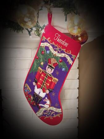 Peking Handicraft 31SJM4510NMC 11 x 18 in. Xmas Soldier Embroidered Needlepoint Stocking 