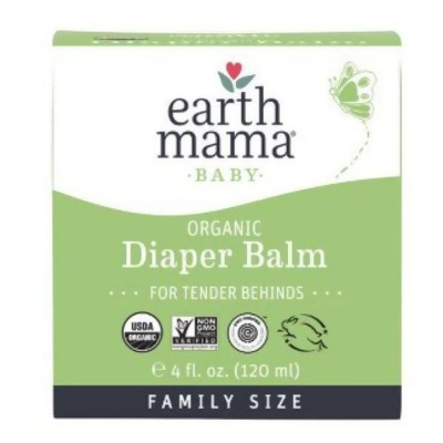 Earth Mama Angel Baby 750175 4 oz Organic Diaper Balm 