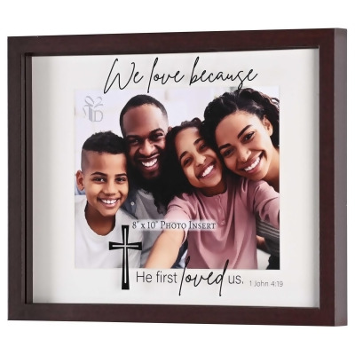 Dicksons FRMWDWAL-1411-23 Framed Wall Photo We Love Because He 
