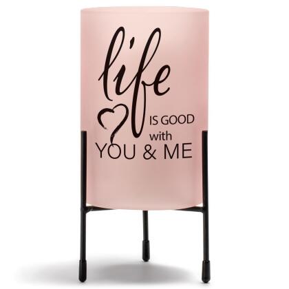 Dicksons HGC86BH Hurricane Candleholder Life Is Good With 