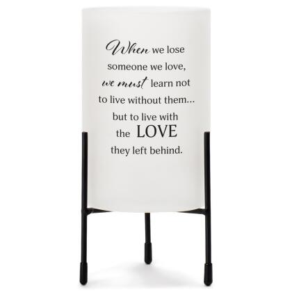 Dicksons HGC81W Hurricane Candleholder When We Lose 