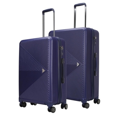 MKF Collection by Mia K. MKF-F204NV-L-XL Felicity Luggage Set Extra Large and Large - 2 pieces 