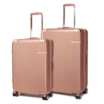 MKF Collection by Mia K. MKF-HR100RGL-L-XL Tulum Large and Extra Large Check-in Spinner with TSA Security Lock 