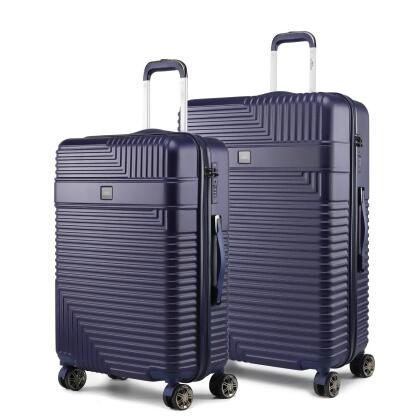 MKF Collection by Mia K. MKF-F222NV-L-XL Mykonos Luggage Set-Extra Large and Large - 2 pieces