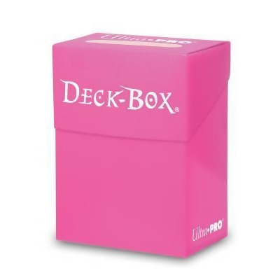 Ultra Pro ULP84226 Deck Protector Deck Box, Solid Bright Pink 