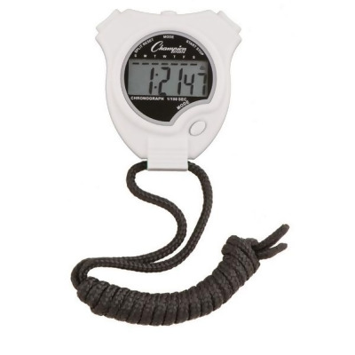 Champion Sports 910WH Stop Watch, White 