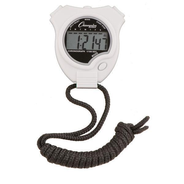 Champion Sports 910WH Stop Watch, White