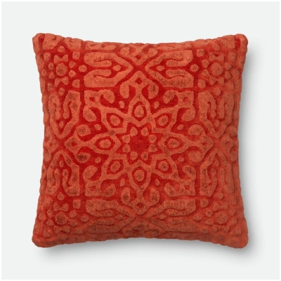 Loloi Rugs DSETGPI09CD00PIL3 22 x 22 in. Contemporary Down Insert Decorative Pillow, Chili 