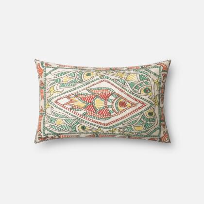 Loloi Rugs DSETP0314ML00PIL5 13 x 21 in. Decorative Down Filled Pillow with Cover, Multicolor 