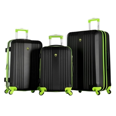 Olympia International HF-1921-BK-LM 21 in. Apache II Carry-On Spinner, Black & Lime 