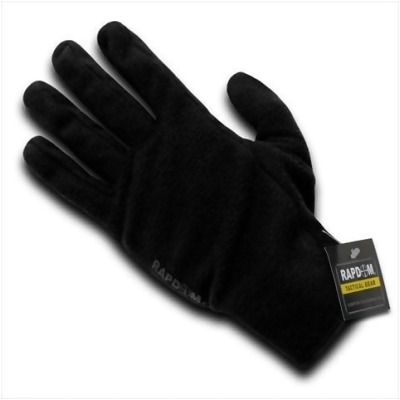 RapDom T19-PL-BLK-01 Fleece Shooting Glove, Black, Small 