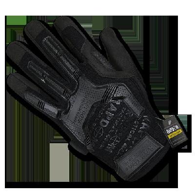 Rapid Dominance T63-PL-BLK-05 Impact Protection Gloves, Black -2X 