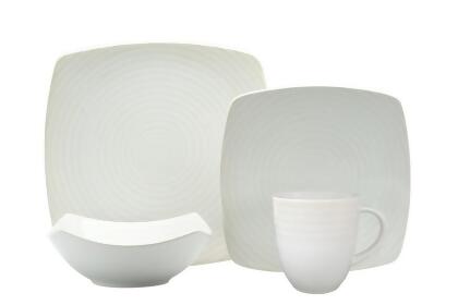 Red Vanilla HN700-016 White Rice Dinner Set, 16 Piece
