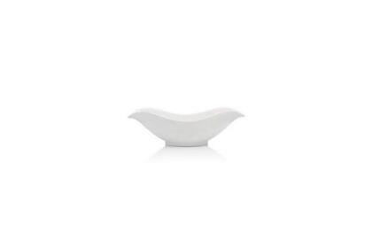 Bon Chef 53601White 8 x 3 x 2.5 in. Melamine Petals Bowl, White - 8 oz 