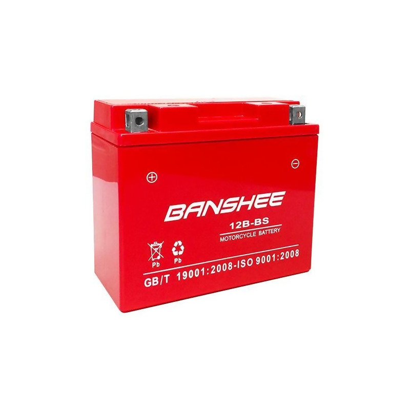Banshee 12B-BS-Banshee-004 12V 10Ah GT12B-4 Replacement Motorcycle Battery  for 04-10 Kawasaki ZX1000-C, Ninja ZX-10R