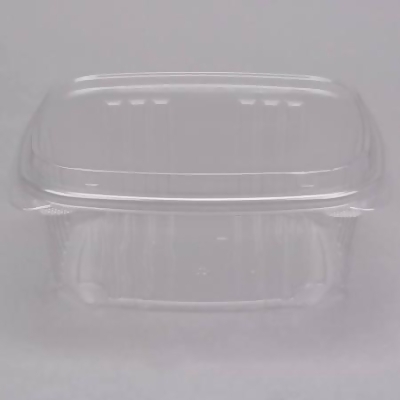 Genpak AD32F 32 Oz. Clear Hinged High Dome Deli Container, 200