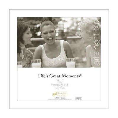 Timeless Frames 78356 Lifes Great Moments White Wall Frame, 10 x 10 in. 