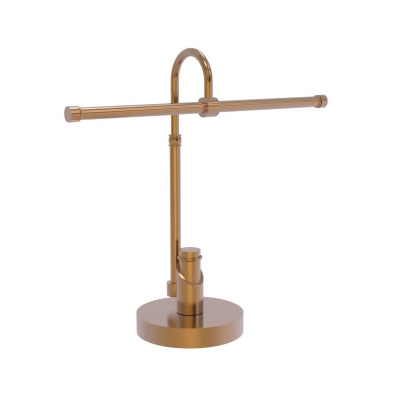 Allied Brass TR-52-BBR Tribecca Collection 2 Arm Guest Towel Holder, Brushed Bronze 