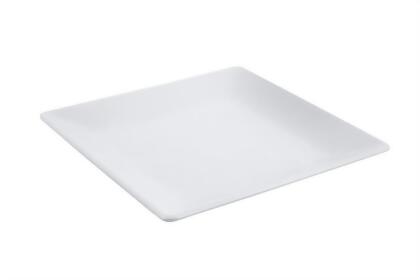 Bon Chef 53400WHITE 11.75 x 11.75 x 1.37 in. Melamine Square Platter, White 