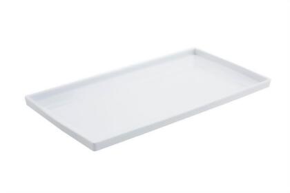 Bon Chef 53106WHITE 10.25 x 19 x 1.25 in. Americana Square 3 quart Bowl, White 