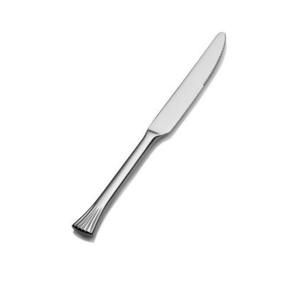 Bon Chef S2812 9.17 in. Mimosa Euro Solid Handle Dinner Knife, Pack of 12 