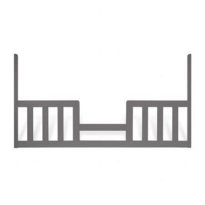Foundation F09524-87 Toddler Gurd Rail for Traditional Crib, Cool Gray