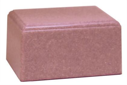 Taylor Urns 220HP Cultured Granite Cremation Santa Fe Junior Urn, Heather Plum 