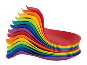 Core Home 220743 Silicone Spoon Rest, Assorted 